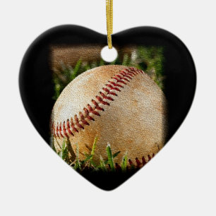 Baseball Ceramic Ornament