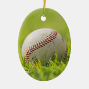 Baseball Ceramic Ornament