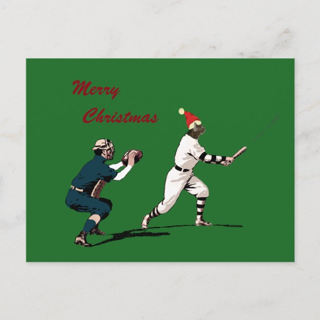 baseball christmas cards (Front)
