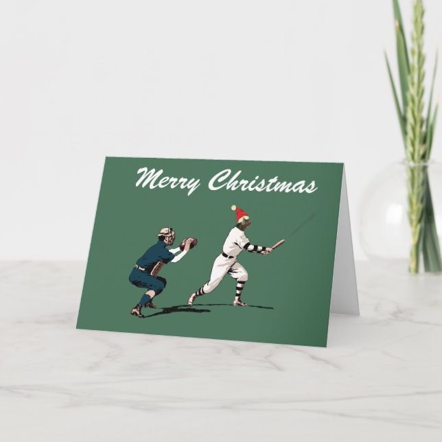 baseball christmas cards (Front)
