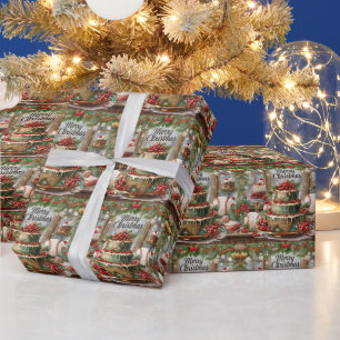 Baseball Christmas gift  Wrapping Paper