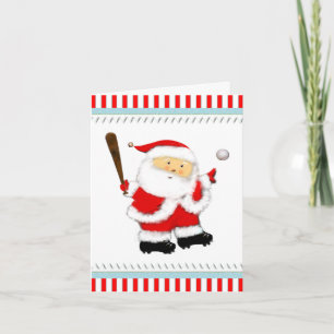 Baseball Christmas Holiday Card