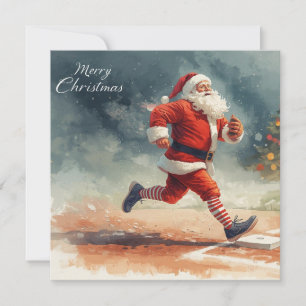 Baseball Christmas  Holiday Card