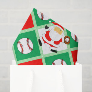 Baseball Christmas Holiday Gift Tissue Paper