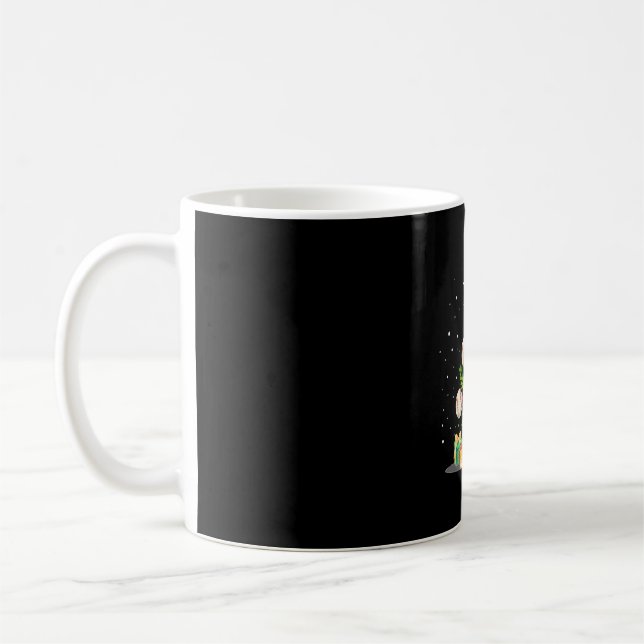 baseball christmas tree coffee mug (Left)