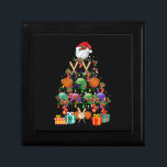 Baseball Christmas Tree Santa Hat Sport Lover Gift Gift Box<br><div class="desc">Baseball Christmas Tree Santa Hat Sport Lover Gift</div>
