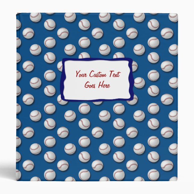 Baseball! classeur de 1,5 pouce (Devant)