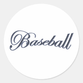 Baseball Classic Round Sticker