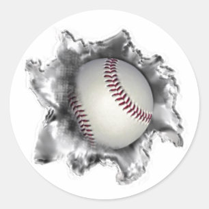 Baseball Classic Round Sticker