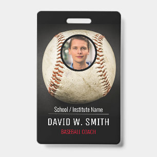 Baseball Coach Badge