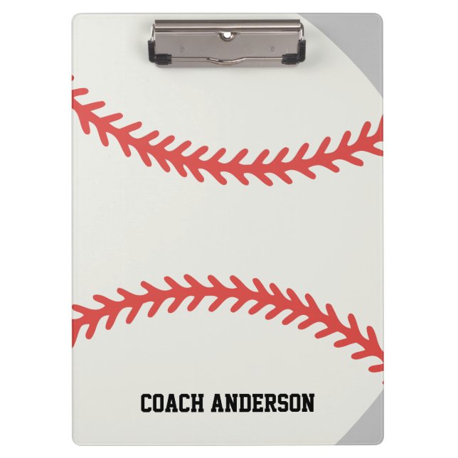 Baseball Coach Clipboard (Front)