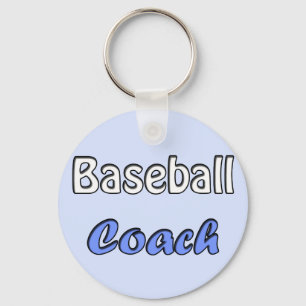 Baseball Coach Keychain