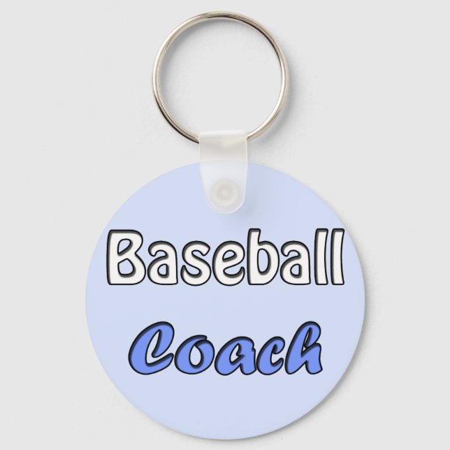 Baseball Coach Keychain (Front)