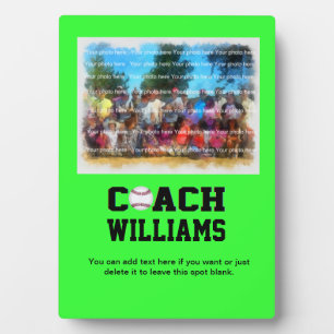 Baseball Coach - Personalized Plaque