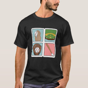 Baseball Coach Player Team Sports Bat And Ball Ath T-Shirt