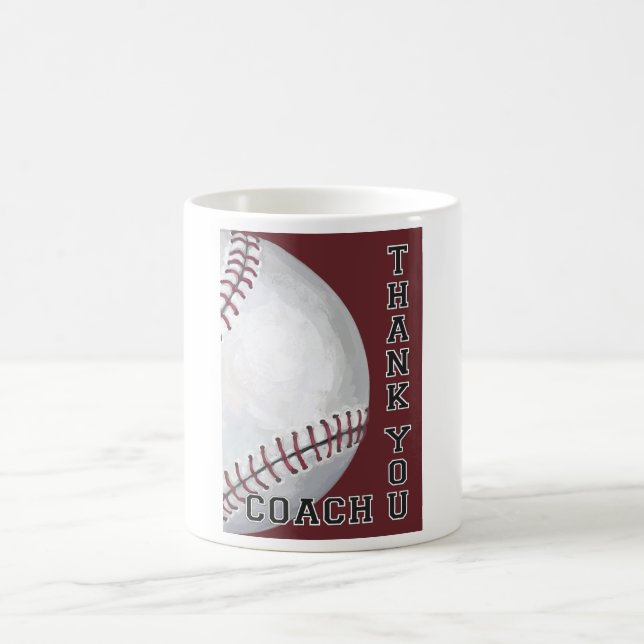 Baseball Coach Thank You Coffee Mug (Center)