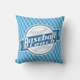 Baseball Coach Throw Pillow