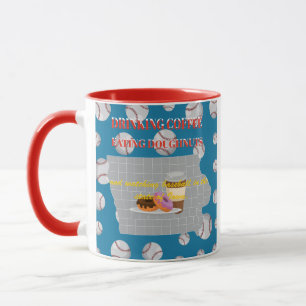 Baseball, coffee and doughnuts in the state of Iow Mug
