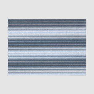 Baseball Coord Stripes Blue 05-TISSUE WRAP PAPER
