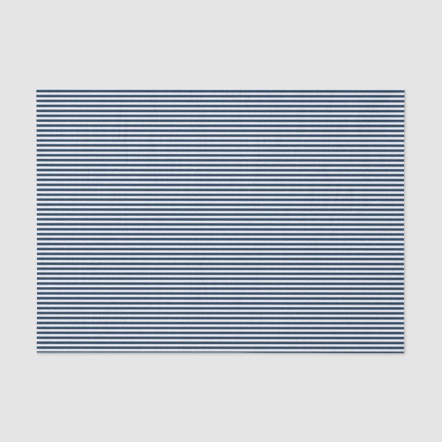 Baseball Coord Stripes Blue 05-TISSUE WRAP PAPER (Front)