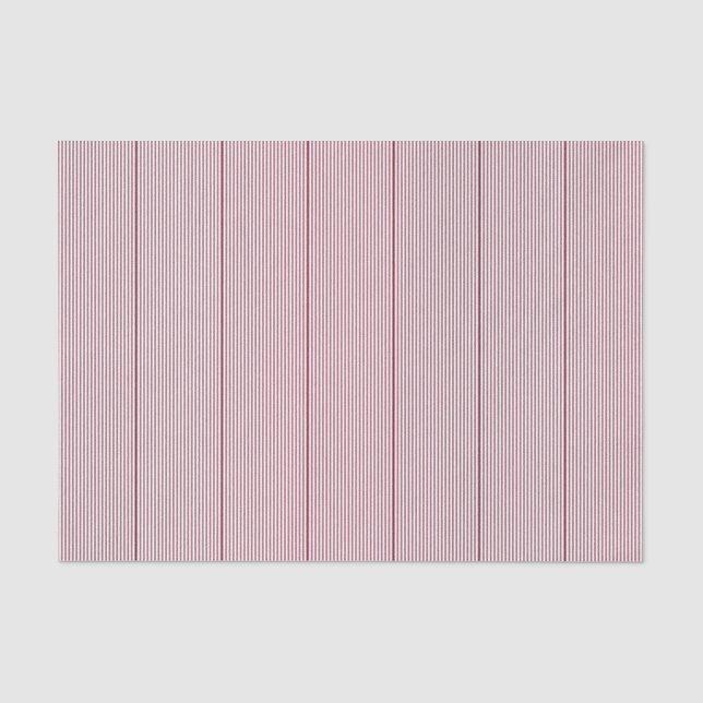 Baseball Coord Stripes Red 11-TISSUE WRAP PAPER (Front)