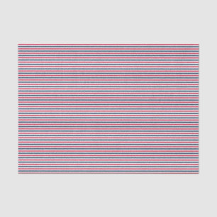 Baseball Coord Stripes RWB 06-TISSUE WRAPING PAPER