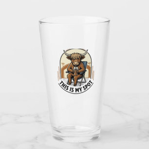 Baseball Cow Shirt With Iced Coffee Mascot Glass
