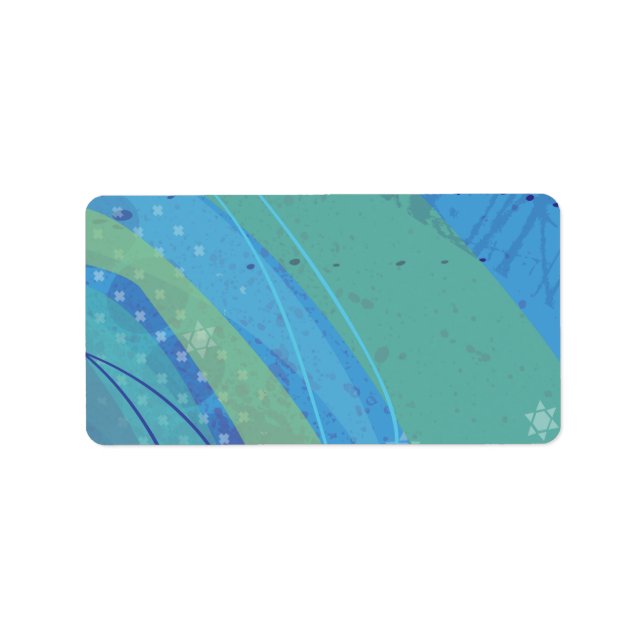 BASEBALL CRAZE Bar Bat Mitzvah Address Label (Front)