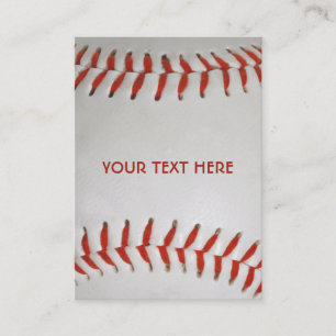 Baseball custom business cards