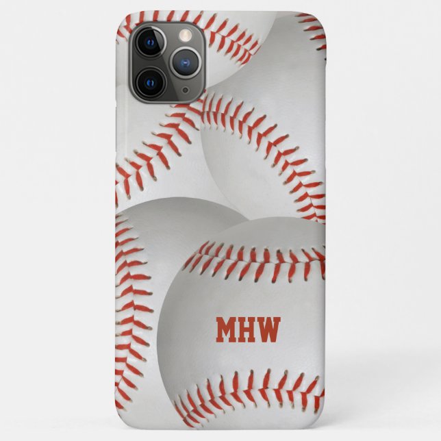 Baseball custom monogram phone cases (Back)