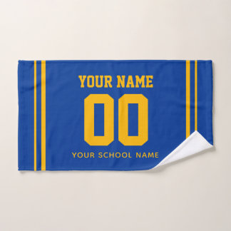 Baseball Custom Name & Jersey Number, Team Gift Hand Towel