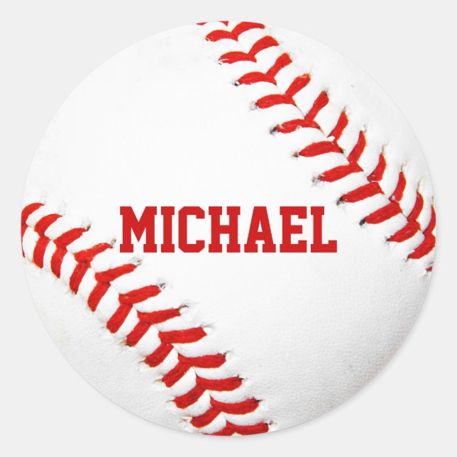 Baseball Custom Stickers (Front)