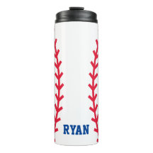 Baseball Custom Thermal Tumbler