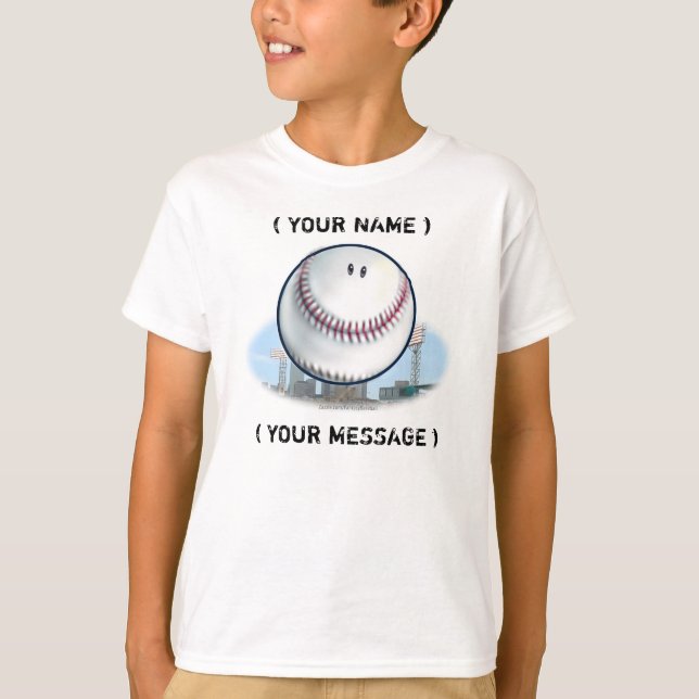 Baseball Customizable T-Shirt (Front)