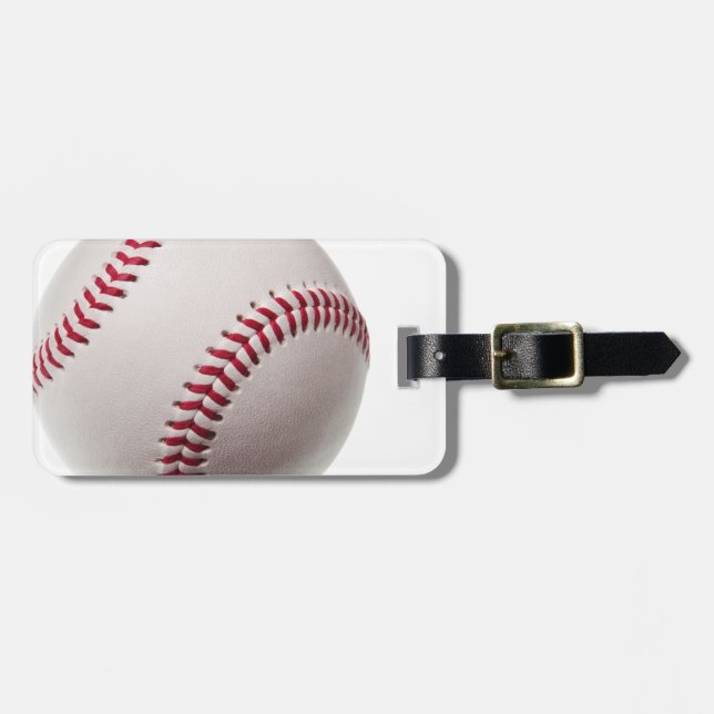 Baseball - Customized Luggage Tag (Front Horizontal)