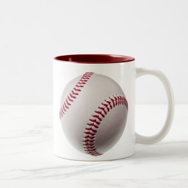 Baseball - Customized Two-Tone Coffee Mug (Right)