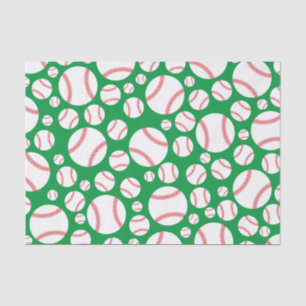 Baseball Cute Sports 1st Birthday Party Tissue Paper