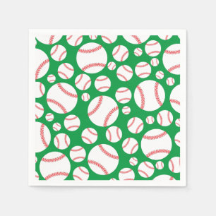 Baseball Cute Sports Kid's Birthday Party Napkin