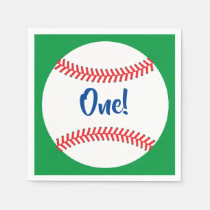 Baseball Cute Sports Kid's Birthday Party Napkin