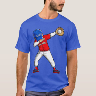 Baseball Dabbing Funny Dab Dance s Boys Girls Gift T-Shirt