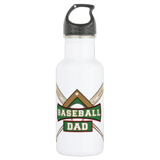 Baseball Dad 32 oz. 532 Ml Water Bottle