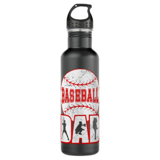 Baseball Dad Baseball player 710 Ml Water Bottle