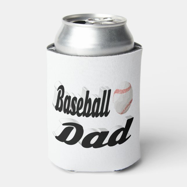 Baseball Dad  Can Cooler (Can Front)