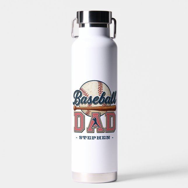 Baseball Dad – Classic Water Bottle (Front)