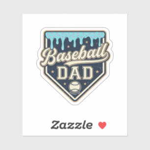 Baseball Dad Drippy Home Plate Vintage Vector Desi