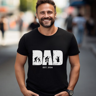 Baseball DAD et Child EST. T-shirt cadeau personna