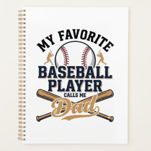 Baseball Dad Favourite Player Vintage Shirt Design Planner