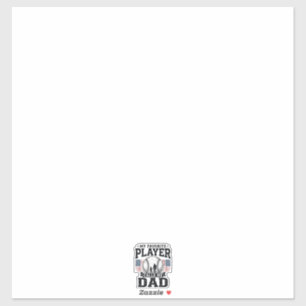 Baseball Dad Favourite Player Vintage Vector Desig