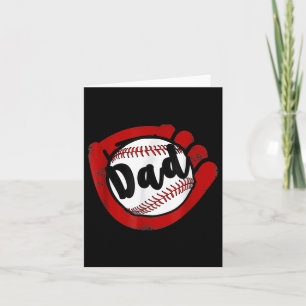 Baseball Dad For Baseball Softball Mom Card