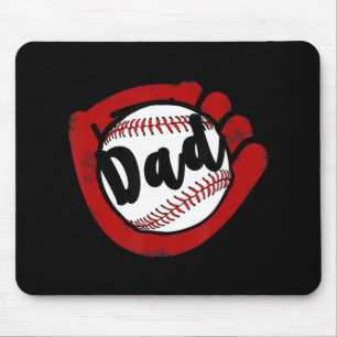 Baseball Dad for Baseball Softball Mom Mouse Pad